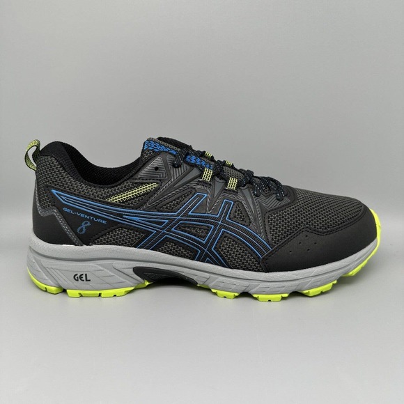 Asics Gel Venture 8 Running Shoes 1011A824 003 Black Directoire Blue Men Sz 11.5 - Picture 4 of 10